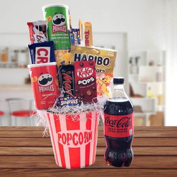 Ultimate Movie Night Snack Gift Basket